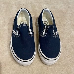Toddler vans navy blue